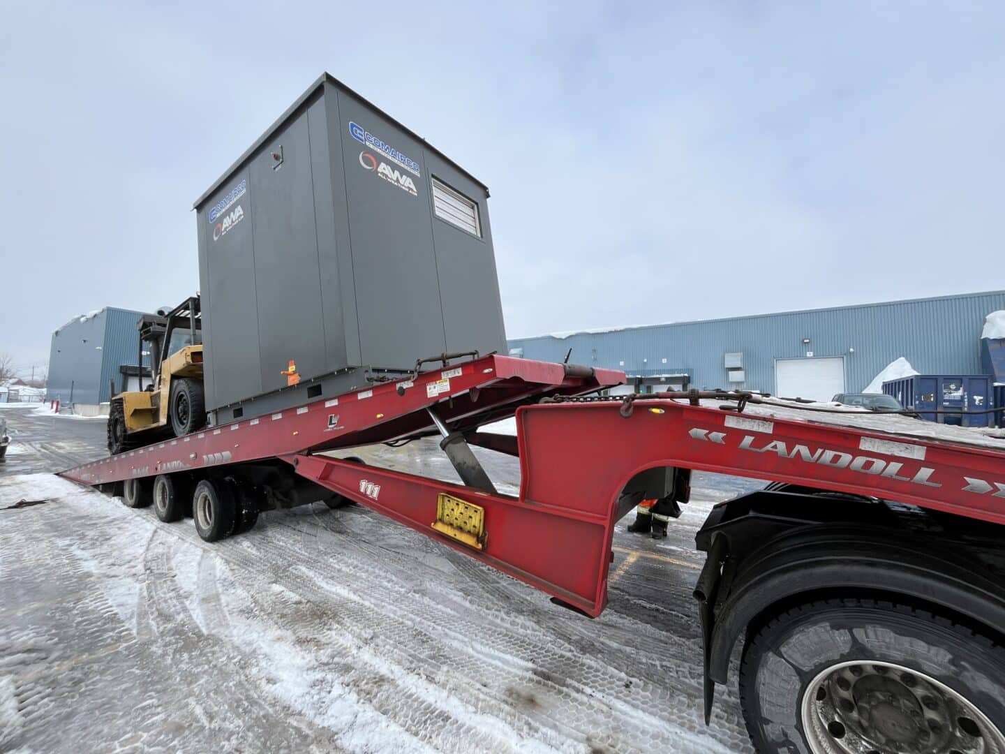 AWA delivery on a truck